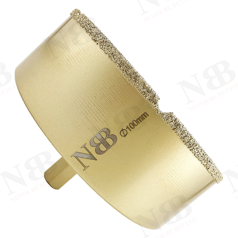 NBB Brocas de diamante con vástago hexagonal 12.5mm, corona diamante para taladrar en seco en porcelana,cerámica,baldosas,granito,azulejo, meyor en húmedo, para perforadora de pistola y banco
