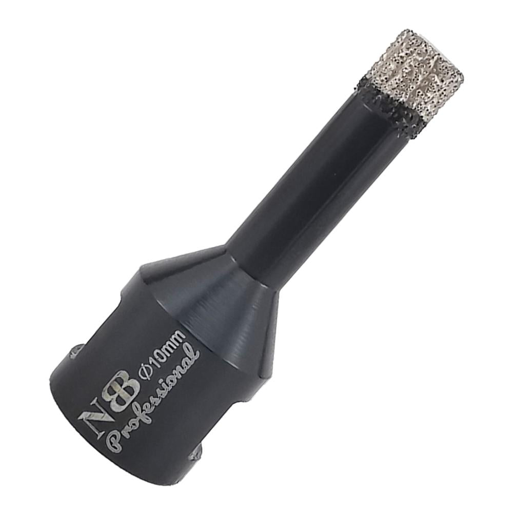 NBB Broca de diamante soldada al vacío con M14, para taladrar en seco y en húmedo profesionalmente en porcelana dura, cerámica, baldosas, granito, mármol, rápida, para Amoladora Angular(PRO EAVBDDBM)