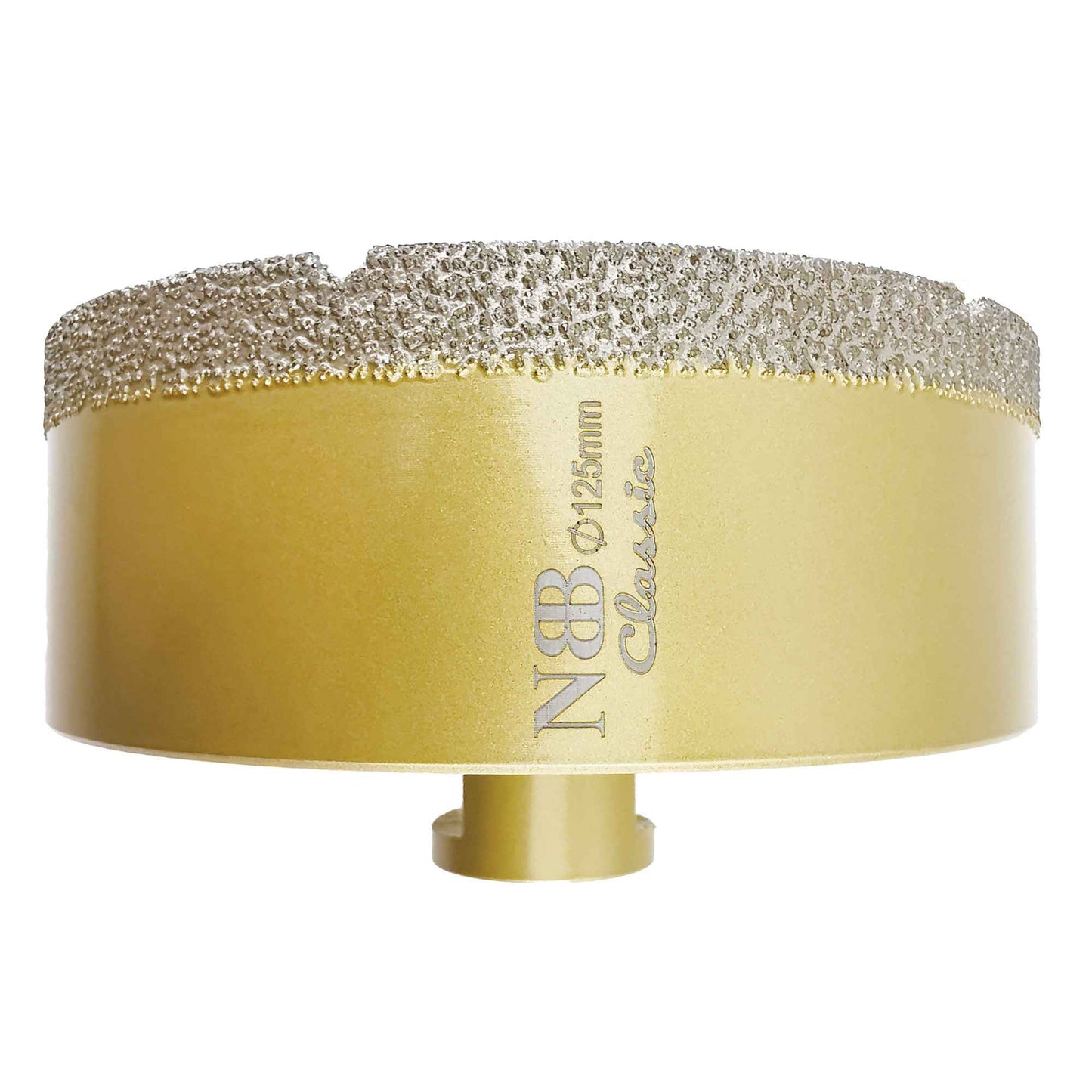 NBB Broca de diamante con M14, tipo dorado clásico, corona diamante para taladrar en seco y en húmedo en porcelana dura, cerámica, baldosas, granito, mármol, azulejo, para Amoladora Angular (Classic)