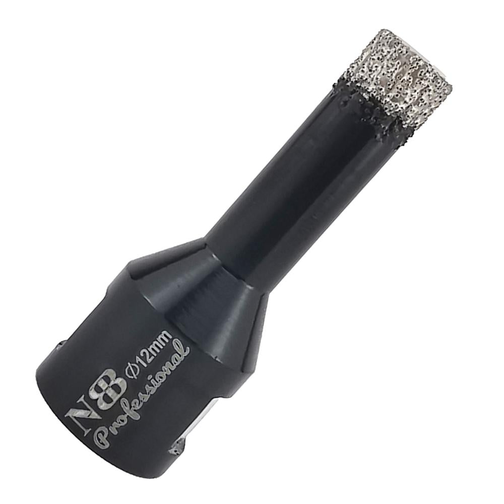 NBB Broca de diamante soldada al vacío con M14, para taladrar en seco y en húmedo profesionalmente en porcelana dura, cerámica, baldosas, granito, mármol, rápida, para Amoladora Angular(PRO EAVBDDBM)