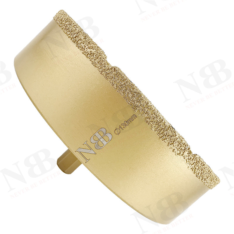 NBB Brocas de diamante con vástago hexagonal 12.5mm, corona diamante para taladrar en seco en porcelana,cerámica,baldosas,granito,azulejo, meyor en húmedo, para perforadora de pistola y banco