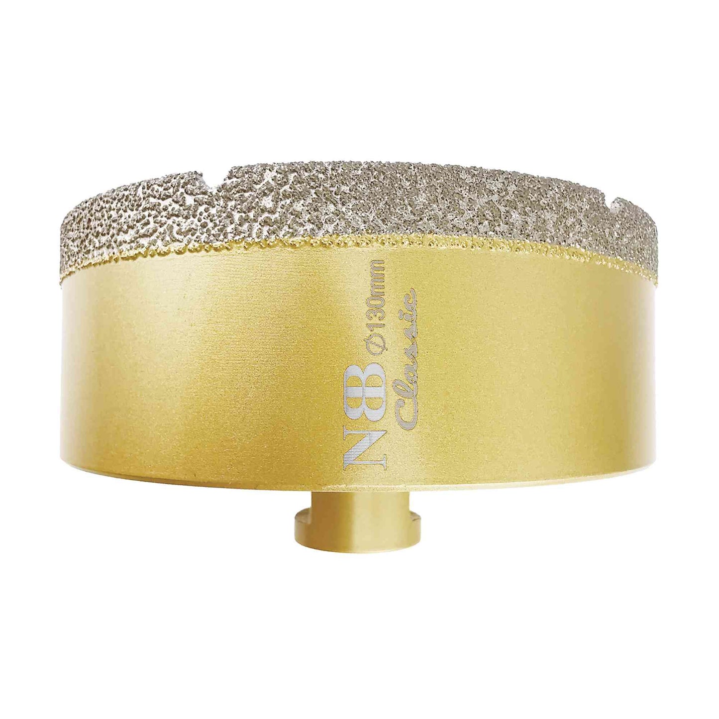 NBB Broca de diamante con M14, tipo dorado clásico, corona diamante para taladrar en seco y en húmedo en porcelana dura, cerámica, baldosas, granito, mármol, azulejo, para Amoladora Angular (Classic)