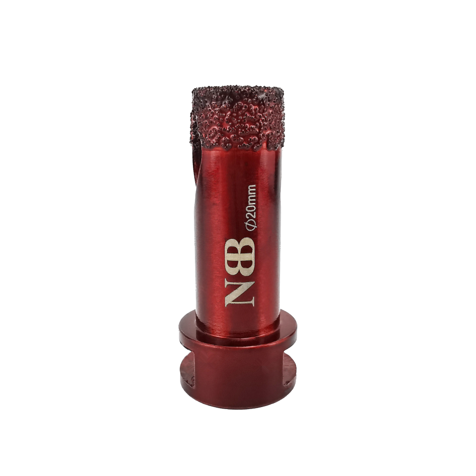 NBB Broca de diamante con M14, corona diamante para taladrar en seco y en húmedo profesionalmente en porcelana dura, cerámica, baldosas, granito, mármol, azulejo, para Amoladora Angular