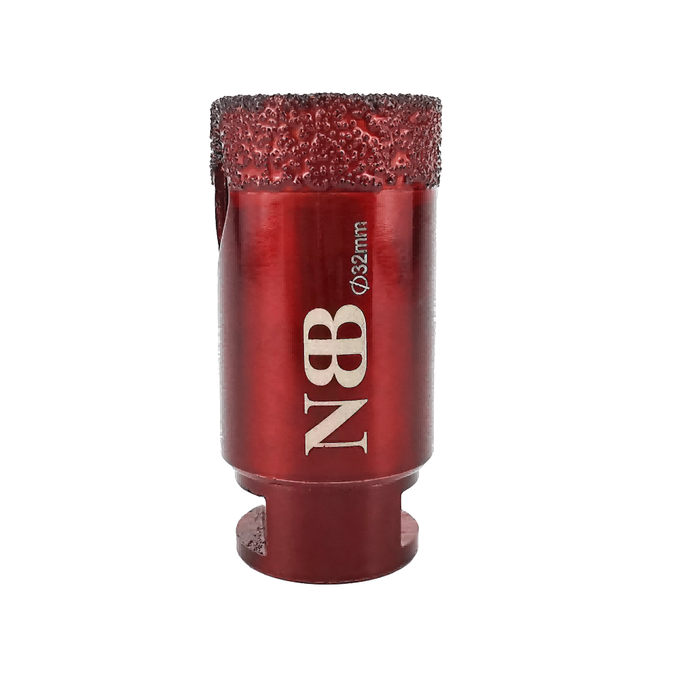 NBB Broca de diamante con M14, corona diamante para taladrar en seco y en húmedo profesionalmente en porcelana dura, cerámica, baldosas, granito, mármol, azulejo, para Amoladora Angular