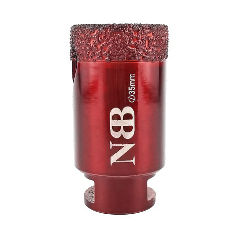 NBB Broca de diamante con M14, corona diamante para taladrar en seco y en húmedo profesionalmente en porcelana dura, cerámica, baldosas, granito, mármol, azulejo, para Amoladora Angular