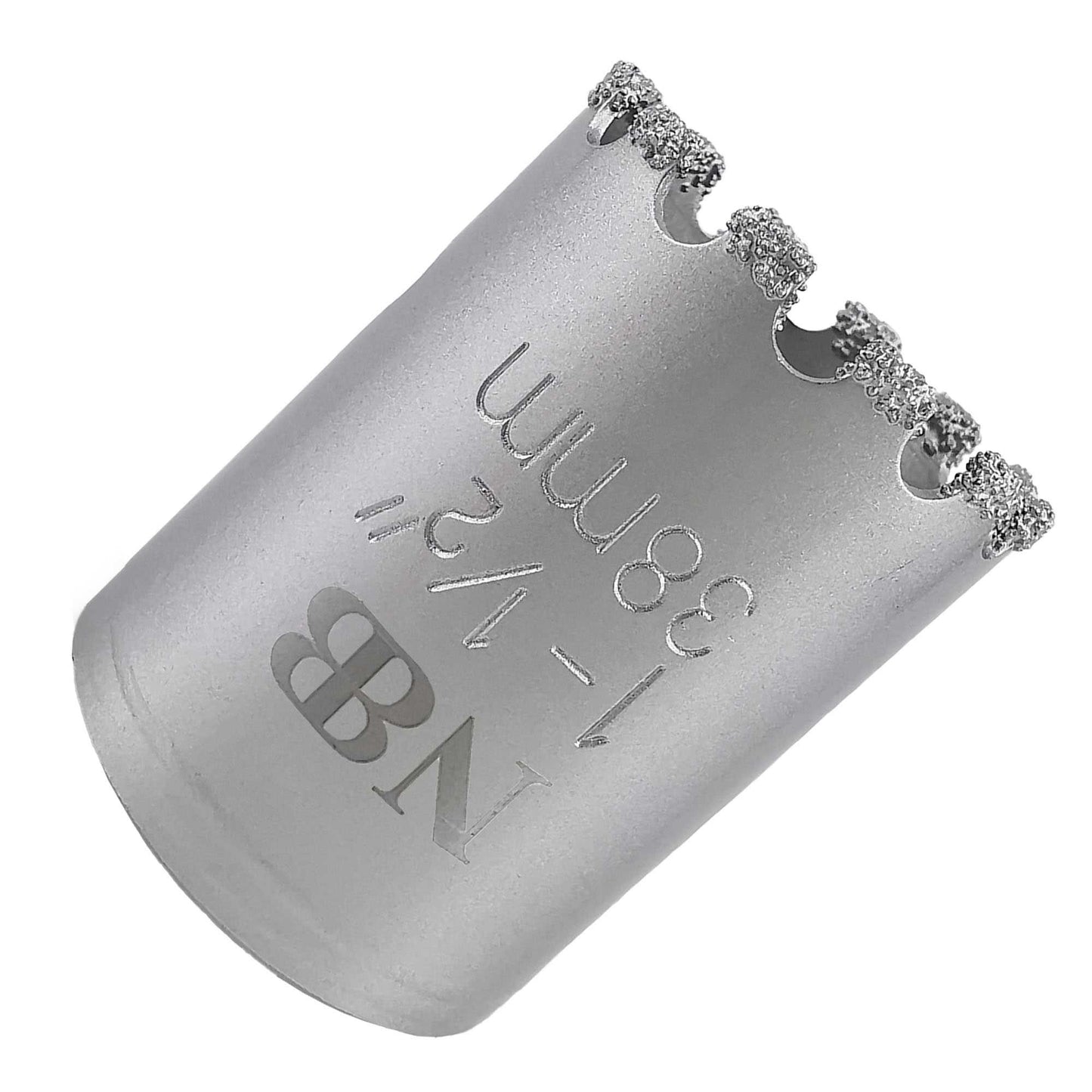 NBB Broca de diamante, corona diamante para taladrar en seco y en húmedo en porcelana dura, cerámica, baldosas, granito, mármol, azulejo, Conectado a Árbol, para Taladro de Pistola/Banco