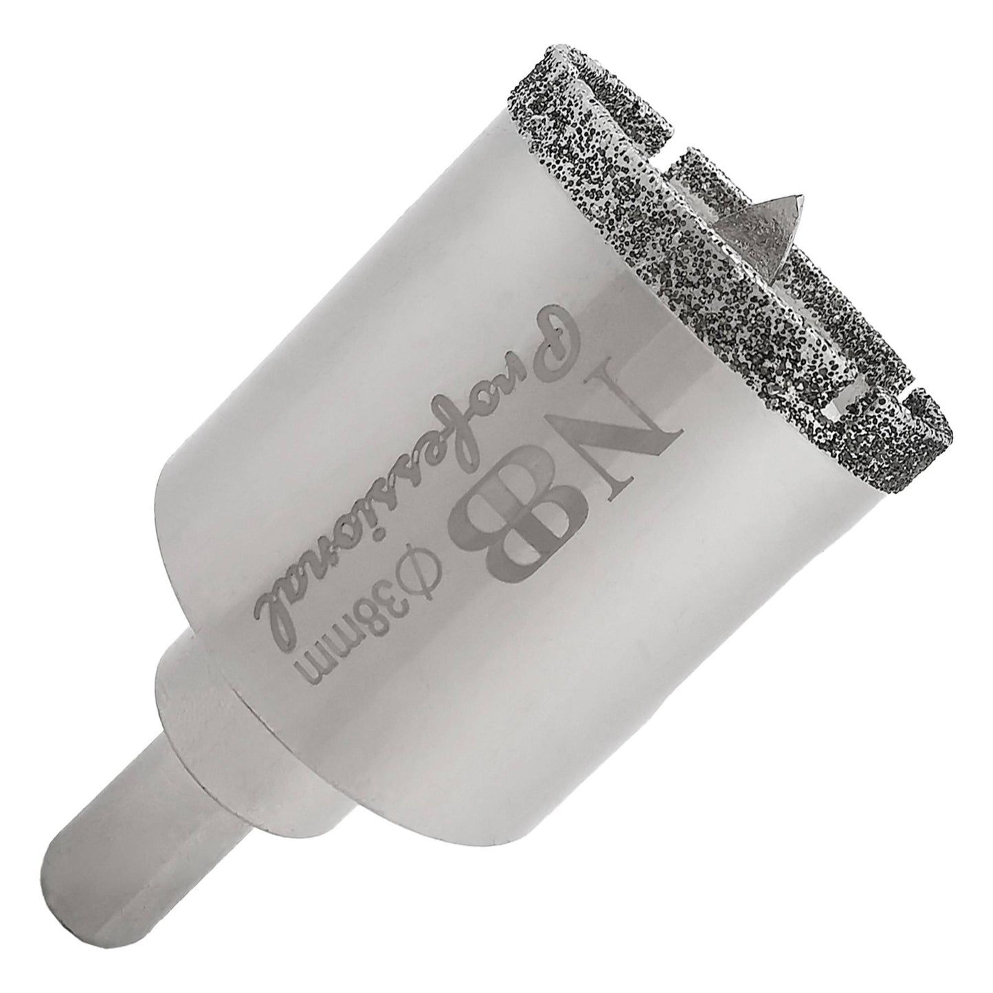NBB Brocas de diamante con vástago triangular, corona diamante, taladrar en húmedo en mármol, piedra lujo, cerámica, granito, azulejo, vidrio, tec. galvanizada, en taladros de cable o sin cable