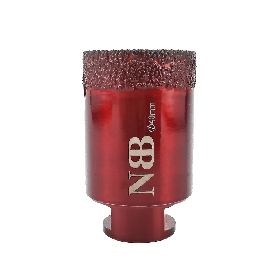 NBB Broca de diamante con M14, corona diamante para taladrar en seco y en húmedo profesionalmente en porcelana dura, cerámica, baldosas, granito, mármol, azulejo, para Amoladora Angular