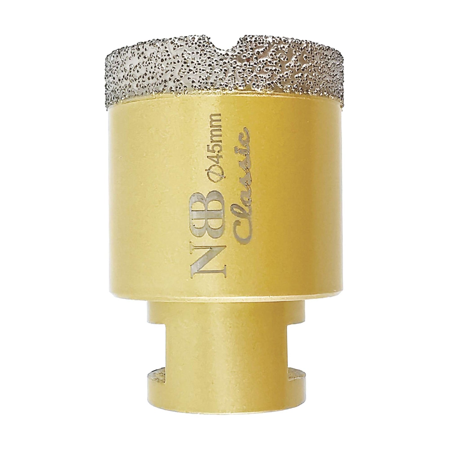 NBB Broca de diamante con M14, tipo dorado clásico, corona diamante para taladrar en seco y en húmedo en porcelana dura, cerámica, baldosas, granito, mármol, azulejo, para Amoladora Angular (Classic)