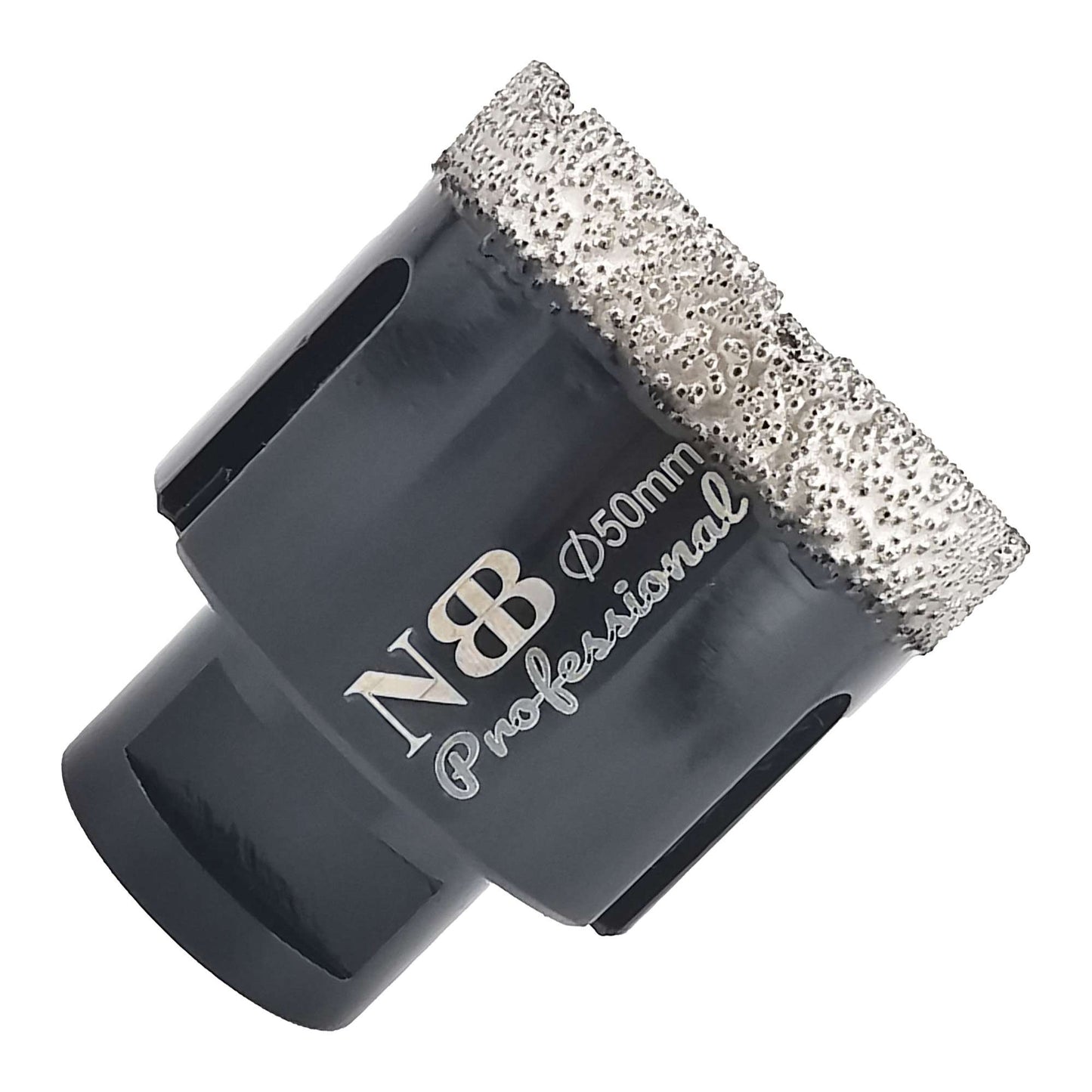 NBB Broca de diamante soldada al vacío con M14, para taladrar en seco y en húmedo profesionalmente en porcelana dura, cerámica, baldosas, granito, mármol, rápida, para Amoladora Angular(PRO EAVBDDBM)