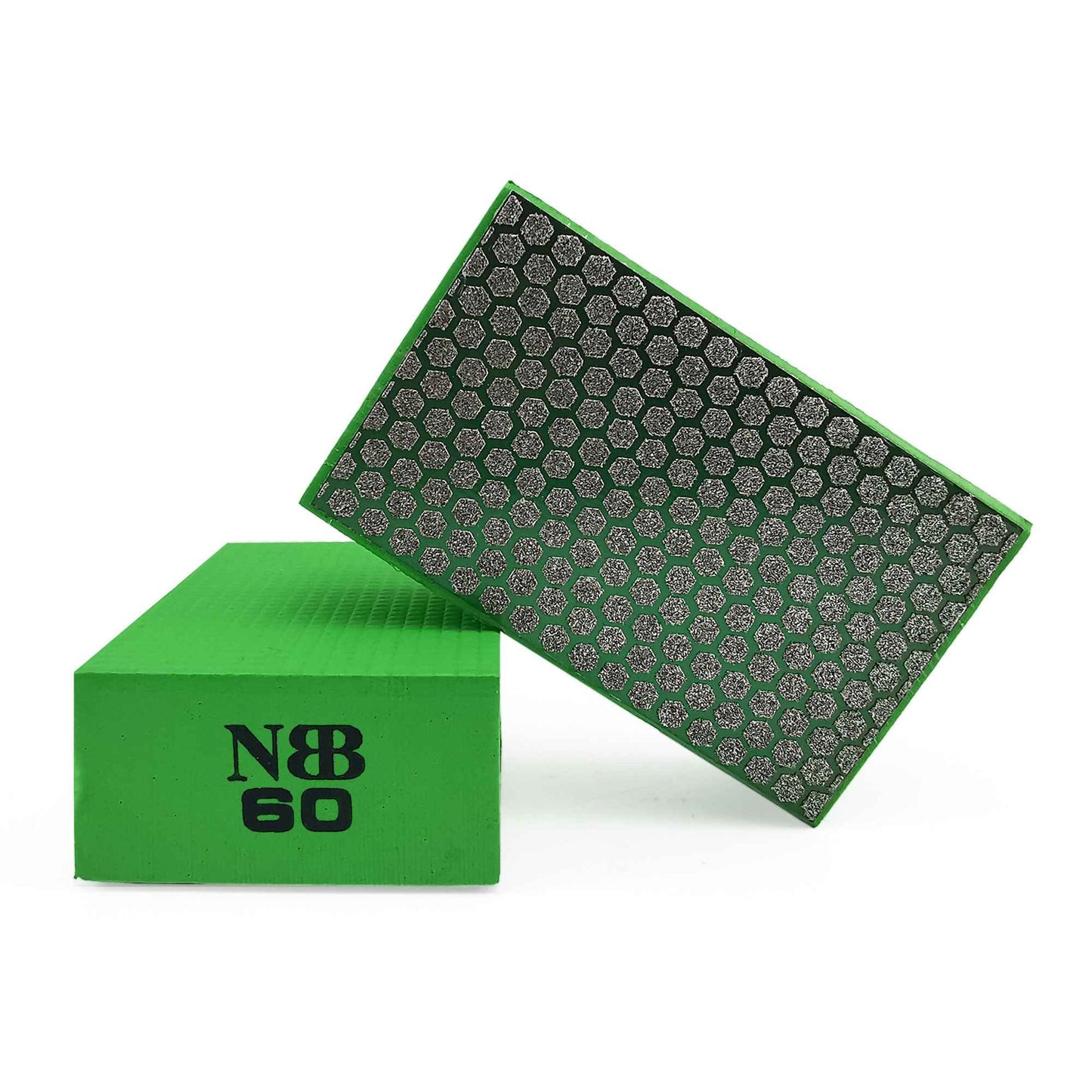 NBB Almohadilla diamantada para lijar y pulir, bloques diamante de lijado/pulido, almohadillas a mano de diamante con respaldo de espuma para moliendar granito, mármol, piedra