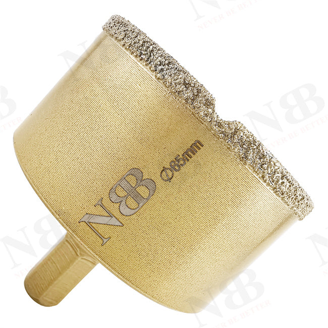 NBB Brocas de diamante con vástago hexagonal 12.5mm, corona diamante para taladrar en seco en porcelana,cerámica,baldosas,granito,azulejo, meyor en húmedo, para perforadora de pistola y banco
