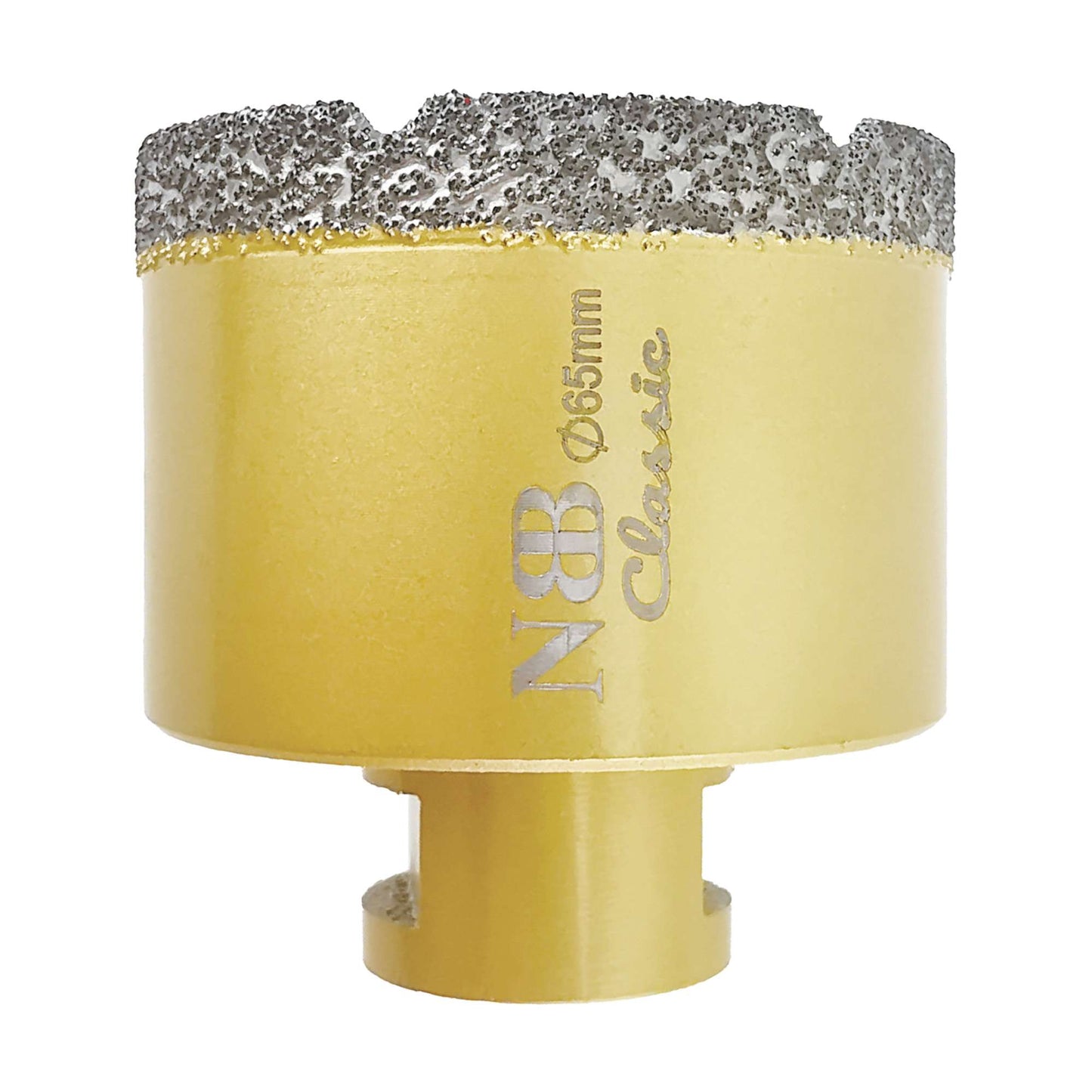 NBB Broca de diamante con M14, tipo dorado clásico, corona diamante para taladrar en seco y en húmedo en porcelana dura, cerámica, baldosas, granito, mármol, azulejo, para Amoladora Angular (Classic)