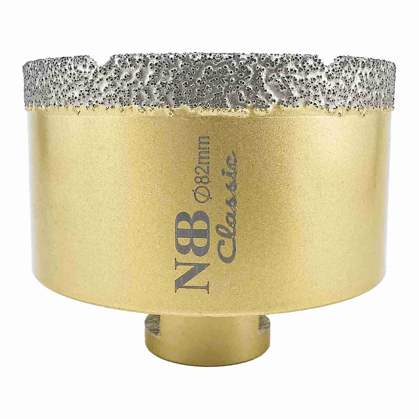 NBB Broca de diamante con M14, tipo dorado clásico, corona diamante para taladrar en seco y en húmedo en porcelana dura, cerámica, baldosas, granito, mármol, azulejo, para Amoladora Angular (Classic)