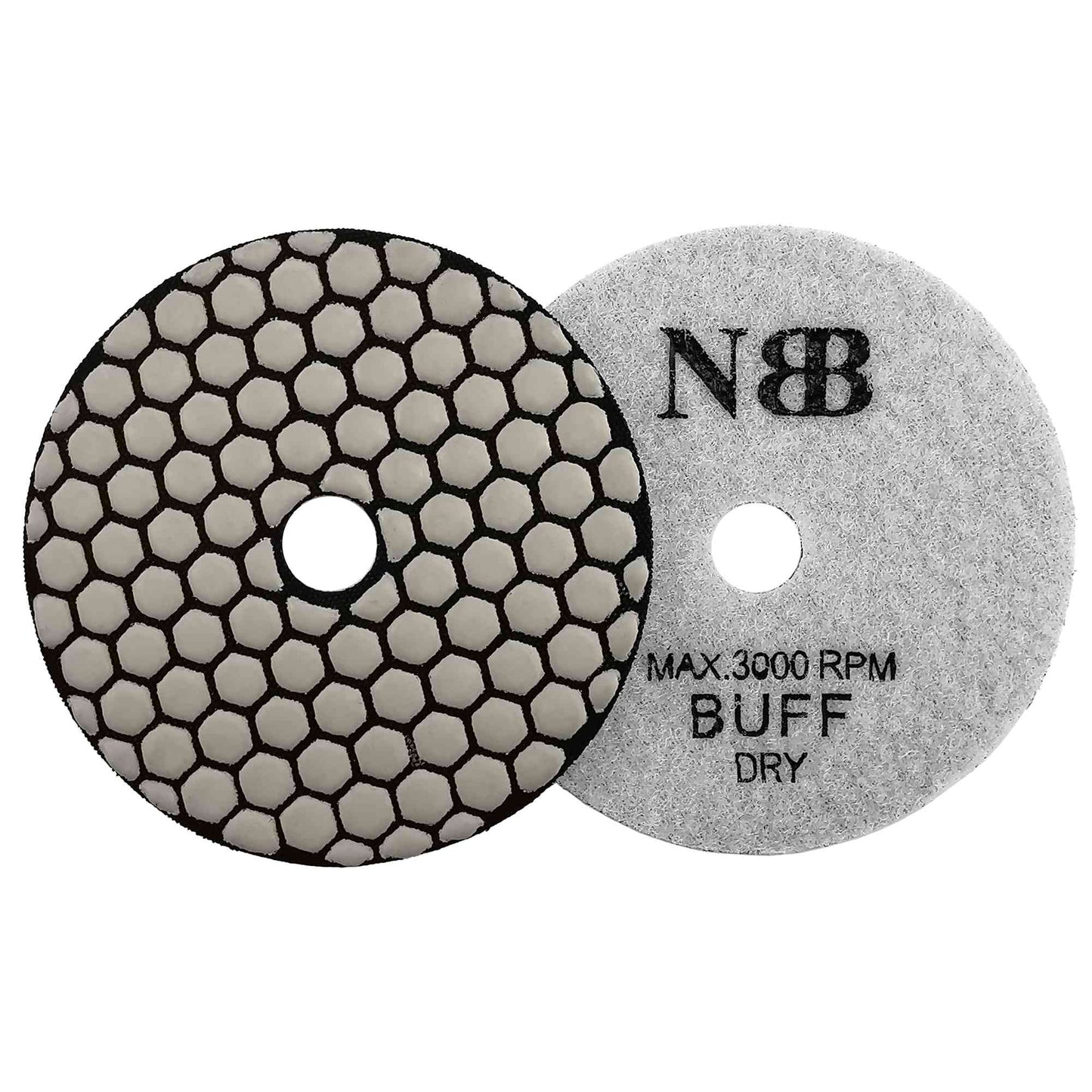 NBB Almohadillas de pulido de diamante 4" 100mm disco de renovación lijado diamante para Pulir en seco granito mármol piedra granito cerámica con respaldo de nylon buen acabado