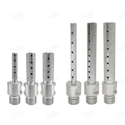 VB Fresa de Fresado Diamantada de Dedo Plana con 1/2" Gas
