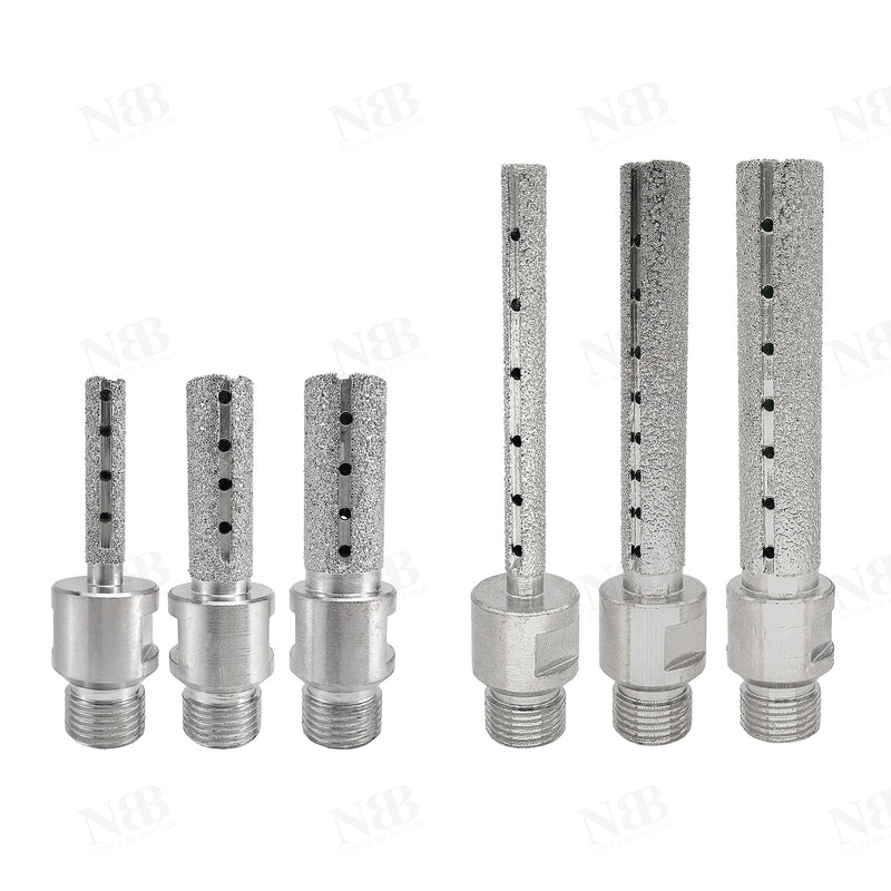 VB Fresa de Fresado Diamantada de Dedo Plana con 1/2" Gas