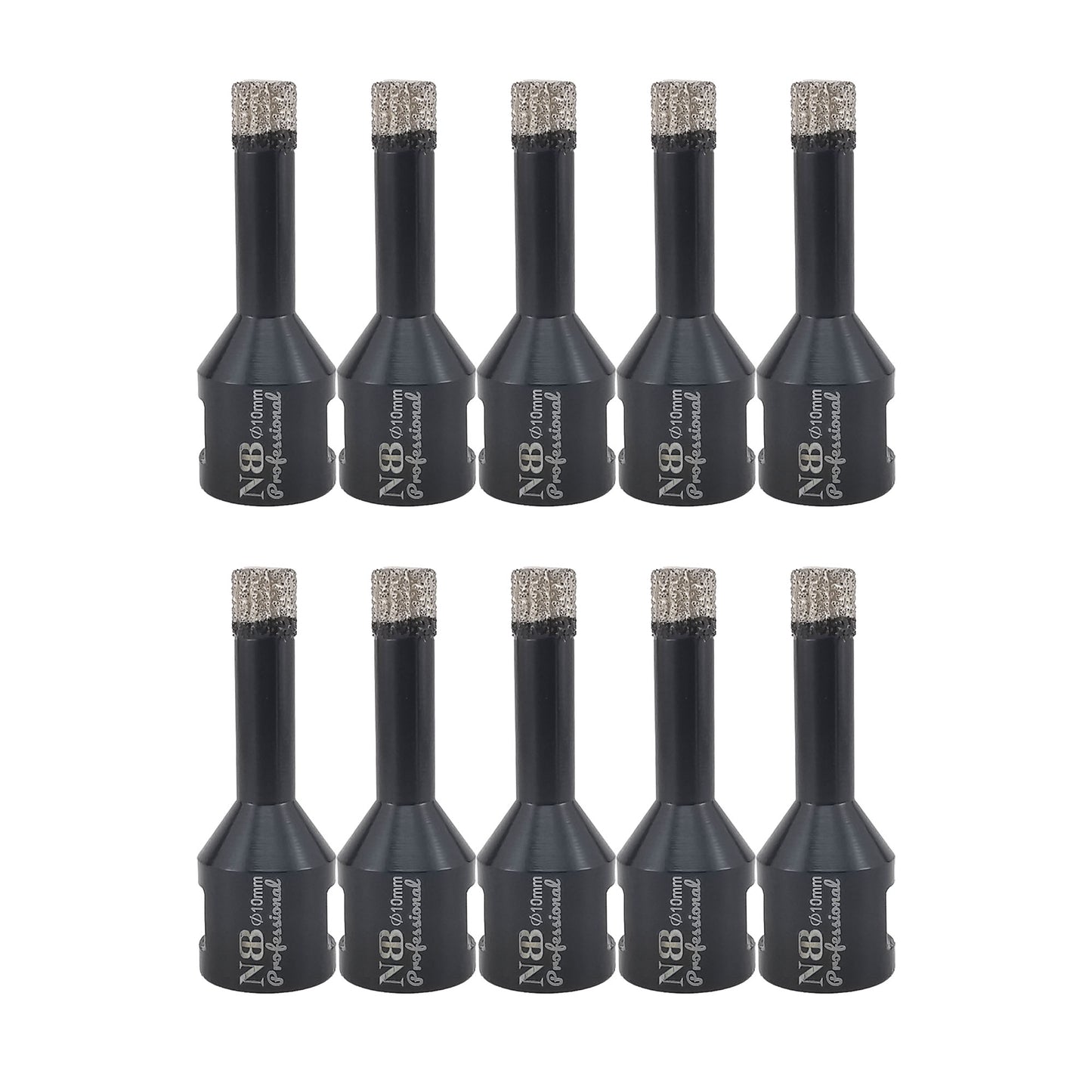 NBB Broca de diamante soldada al vacío con M14, para taladrar en seco y en húmedo profesionalmente en porcelana dura, cerámica, baldosas, granito, mármol, rápida, para Amoladora Angular(PRO EAVBDDBM)