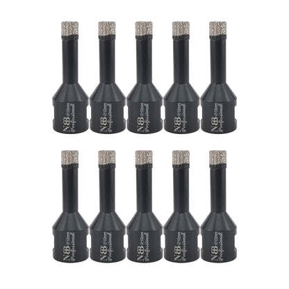 NBB Broca de diamante soldada al vacío con M14, para taladrar en seco y en húmedo profesionalmente en porcelana dura, cerámica, baldosas, granito, mármol, rápida, para Amoladora Angular(PRO EAVBDDBM)