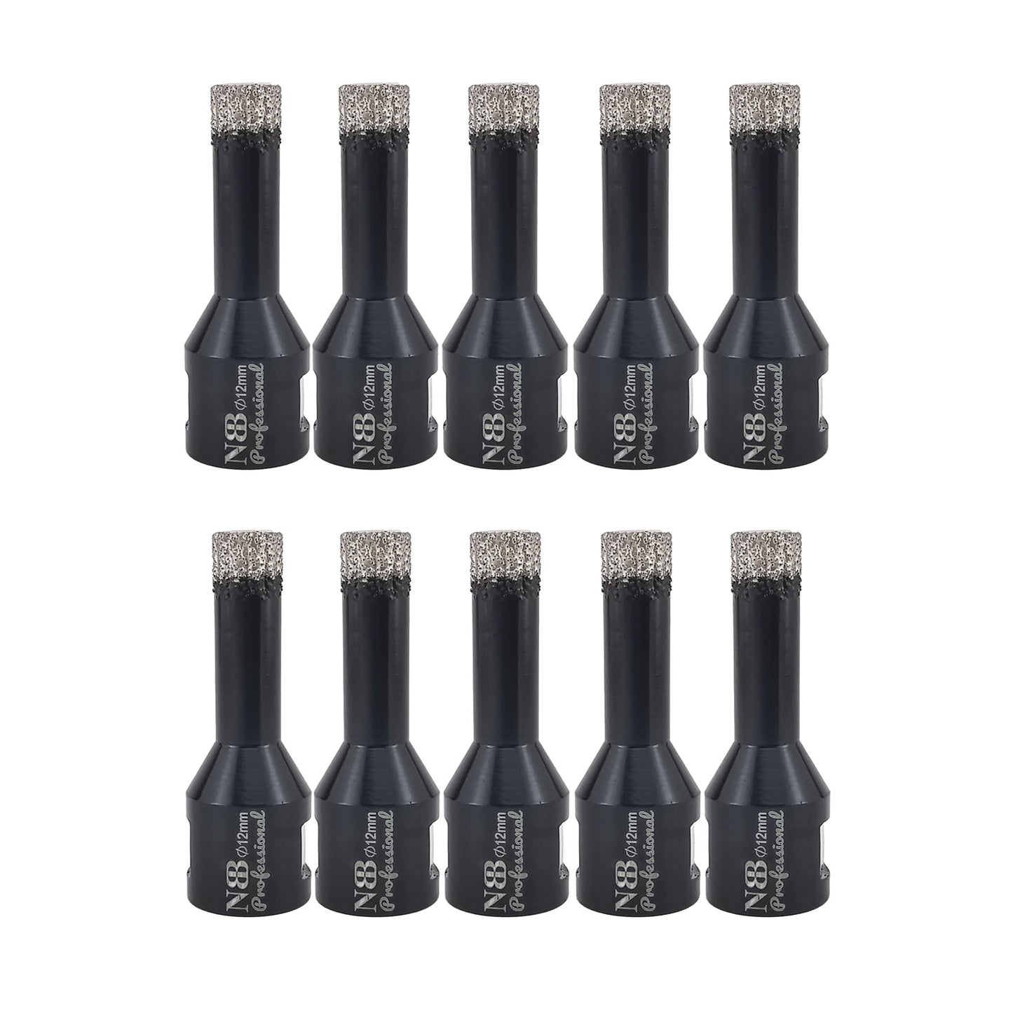 NBB Broca de diamante soldada al vacío con M14, para taladrar en seco y en húmedo profesionalmente en porcelana dura, cerámica, baldosas, granito, mármol, rápida, para Amoladora Angular(PRO EAVBDDBM)