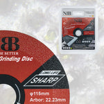 NBB 3-in-1 Geschweißte Diamantscheibe zum Schneiden und Schleifen von Granit, Marmor, Fliesen, Keramik, Porzellan, Stein, Metall und Fiberglas für Winkelschleifer
