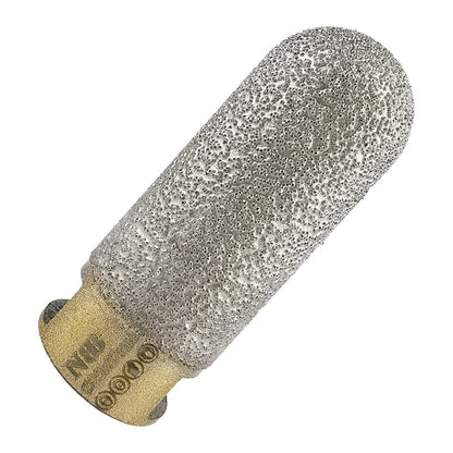 NBB Fresa de diamante con M14,forma de dedo,broca de chaflán,broca de fresado de diamante para ampliar y dar forma al agujero en porcelana,cerámica,baldosas,granito,mármol, en seco o húmedo