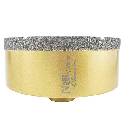 Foret diamanté NBB M14, type or classique, pour perçage à sec et à l'eau de la porcelaine dure, de la céramique, du carrelage, du granit, du marbre, pour meuleuse d'angle (classique)