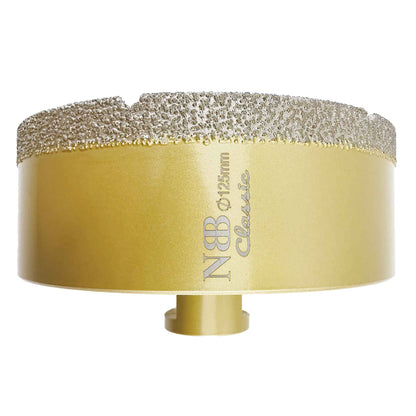 Foret diamanté NBB M14, type or classique, pour perçage à sec et à l'eau de la porcelaine dure, de la céramique, du carrelage, du granit, du marbre, pour meuleuse d'angle (classique)