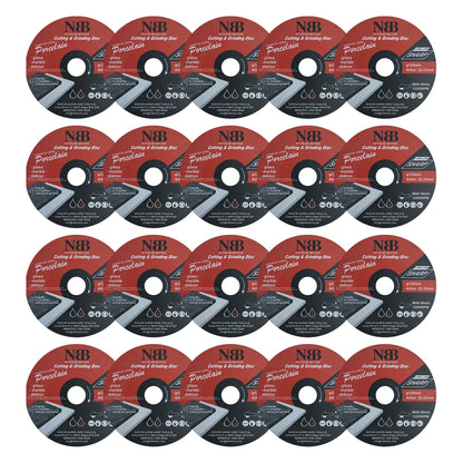 Disque diamanté soudé 3 en 1 NBB pour la découpe et le meulage du granit, du marbre, du carrelage, de la céramique, de la porcelaine, de la pierre, du métal et de la fibre de verre pour meuleuse d'angle