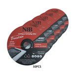 NBB 3-in-1 Geschweißte Diamantscheibe zum Schneiden und Schleifen von Granit, Marmor, Fliesen, Keramik, Porzellan, Stein, Metall und Fiberglas für Winkelschleifer