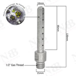 NBB Fresa de diamante,forma de dedo,broca de fresado de diamante para ampliar y dar forma al agujero en porcelana,cerámica,baldosas,granito,mármol, en seco o húmedo (1/2" Gas, redonda)