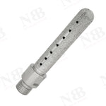 NBB Fresa de diamante,forma de dedo,broca de fresado de diamante para ampliar y dar forma al agujero en porcelana,cerámica,baldosas,granito,mármol, en seco o húmedo (1/2" Gas, redonda)