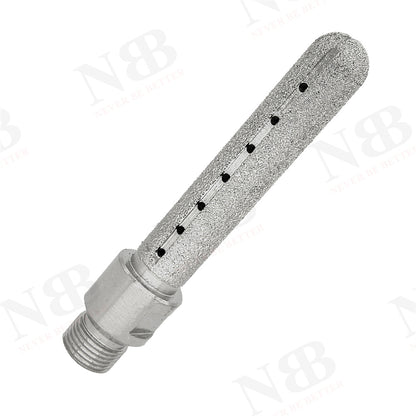 NBB Fresa de diamante,forma de dedo,broca de fresado de diamante para ampliar y dar forma al agujero en porcelana,cerámica,baldosas,granito,mármol, en seco o húmedo (1/2" Gas, redonda)