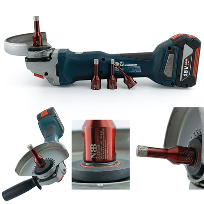 Foret diamanté NBB, fraise diamantée M14, foret à carottage diamanté pour perçage à sec et à l'eau dans la porcelaine dure, la céramique, le carrelage, le granit, le marbre, pour meuleuse d'angle