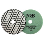 NBB Almohadillas de pulido de diamante 4" 100mm disco de renovación lijado diamante para Pulir en seco granito mármol piedra granito cerámica con respaldo de nylon buen acabado