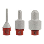 NBB Broca de fresado de dedo diamante con M14 Fresa cónica de diamante broca de chaflán para ampliar biselar agujeros baldosas azulejos cerámica porcelana granito mármol en seco