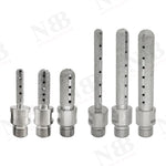 NBB Fresa de diamante,forma de dedo,broca de fresado de diamante para ampliar y dar forma al agujero en porcelana,cerámica,baldosas,granito,mármol, en seco o húmedo (1/2" Gas, redonda)
