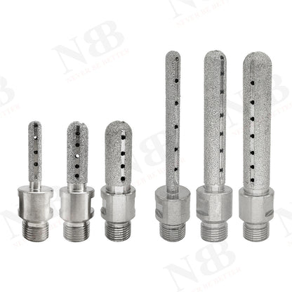 NBB Fresa de diamante,forma de dedo,broca de fresado de diamante para ampliar y dar forma al agujero en porcelana,cerámica,baldosas,granito,mármol, en seco o húmedo (1/2" Gas, redonda)