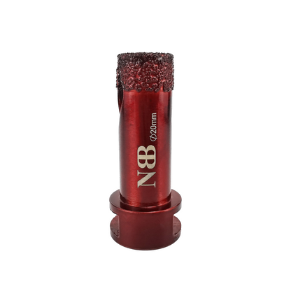 NBB Broca de diamante con M14, corona diamante para taladrar en seco y en húmedo profesionalmente en porcelana dura, cerámica, baldosas, granito, mármol, azulejo, para Amoladora Angular