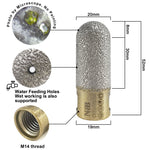 NBB Diamantfräser mit M14-Aufnahme, Fingerform, Fasenbohrer, Diamantfräser zum Vergrößern und Formen von Löchern in Porzellan, Keramik, Fliesen, Granit, Marmor, nass oder trocken 