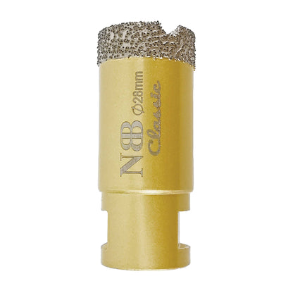 Foret diamanté NBB M14, type or classique, pour perçage à sec et à l'eau de la porcelaine dure, de la céramique, du carrelage, du granit, du marbre, pour meuleuse d'angle (classique)
