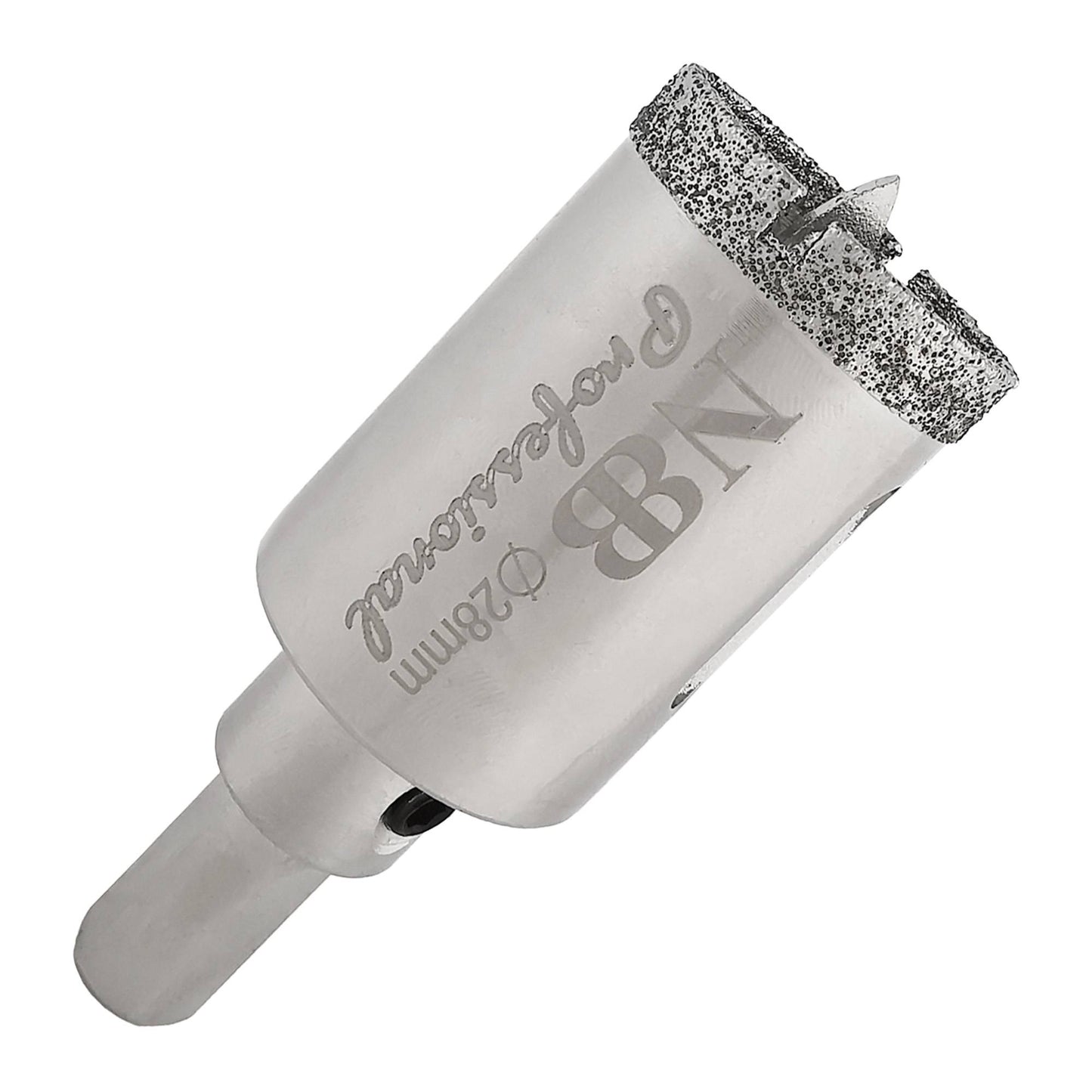 NBB Brocas de diamante con vástago triangular, corona diamante, taladrar en húmedo en mármol, piedra lujo, cerámica, granito, azulejo, vidrio, tec. galvanizada, en taladros de cable o sin cable