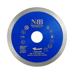 NBB Diamanttrennscheibe, Diamantsägeblatt mit 8 mm Höhe, durchgehender Blattstärke 1,4 mm, professionelles Diamanttrennblatt zum Schneiden von Porzellan, Keramik, Fliesen, Marmor, Granit und Stein