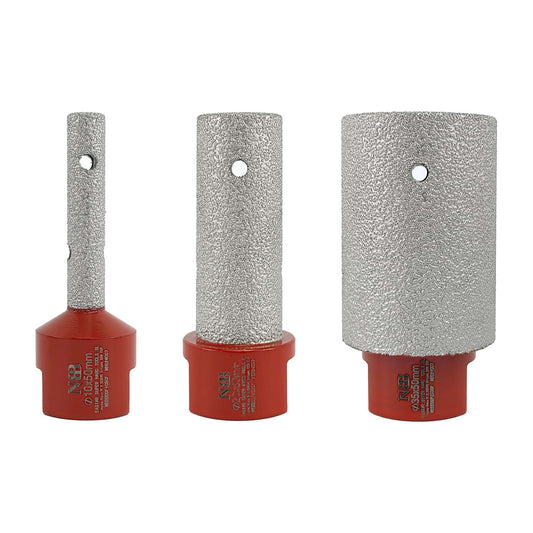 NBB Broca de fresado de diamante con M14 forma de dedo Fresa de diamante broca de chaflán para ampliar y dar forma al baldosas azulejos cerámica porcelana granito mármol en seco o húmedo