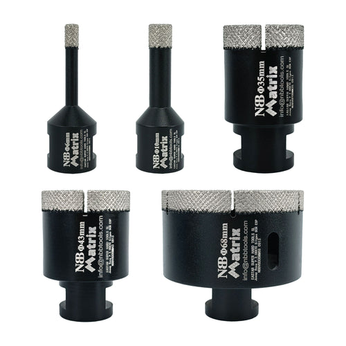 NBB Broca de diamante fresa diamantada con M14 Ordenar en forma de una matriz corona diamante para taladrar en porcelana cerámica baldosa granito mármol en seco húmedo para Amoladora Angular