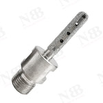 NBB Fresa de diamante,forma de dedo,broca de fresado de diamante para ampliar y dar forma al agujero en porcelana,cerámica,baldosas,granito,mármol, en seco o húmedo (1/2" Gas, redonda)