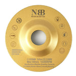 NBB Disco de Diamante Soldado al Vacío para Corte, Desbaste y Pulido, Alta Eficiencia y Larga Vida Útil, para Granito, Mármol, Cerámica, Baldosas, Porcelánico y Piedra Natural, Uso en Seco, Eje 22,23 mm para Amoladora Angular