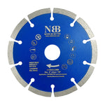 NBB Disco de corte de diamante con 8mm segmento duradero disco de diamante universal Corte en seco de mármol Granito Ladrillo cerámico hormigón piedra para uso general