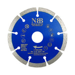 NBB Disco de corte de diamante con 8mm segmento duradero disco de diamante universal Corte en seco de mármol Granito Ladrillo cerámico hormigón piedra para uso general