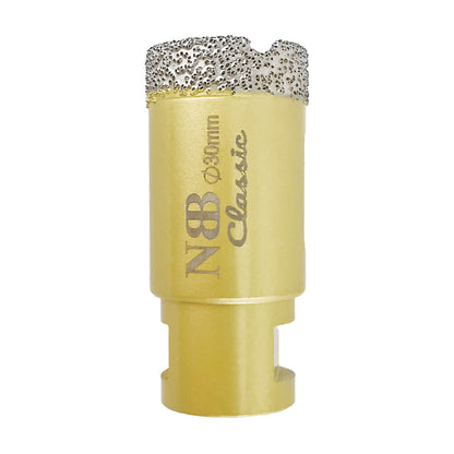 Foret diamanté NBB M14, type or classique, pour perçage à sec et à l'eau de la porcelaine dure, de la céramique, du carrelage, du granit, du marbre, pour meuleuse d'angle (classique)